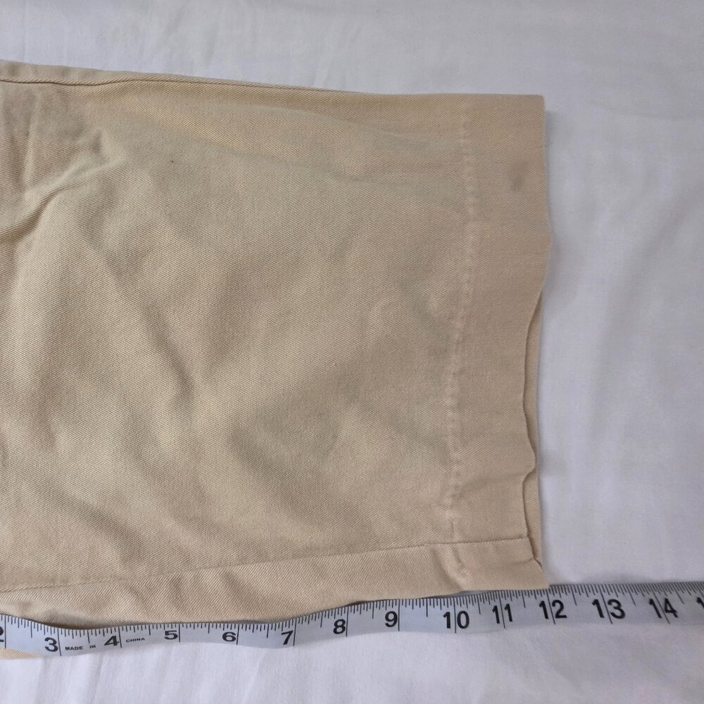 Polo Ralph Lauren Sport Khaki Chino Shorts Beige Bermuda Women's, Size 4 - Picture 5 of 8